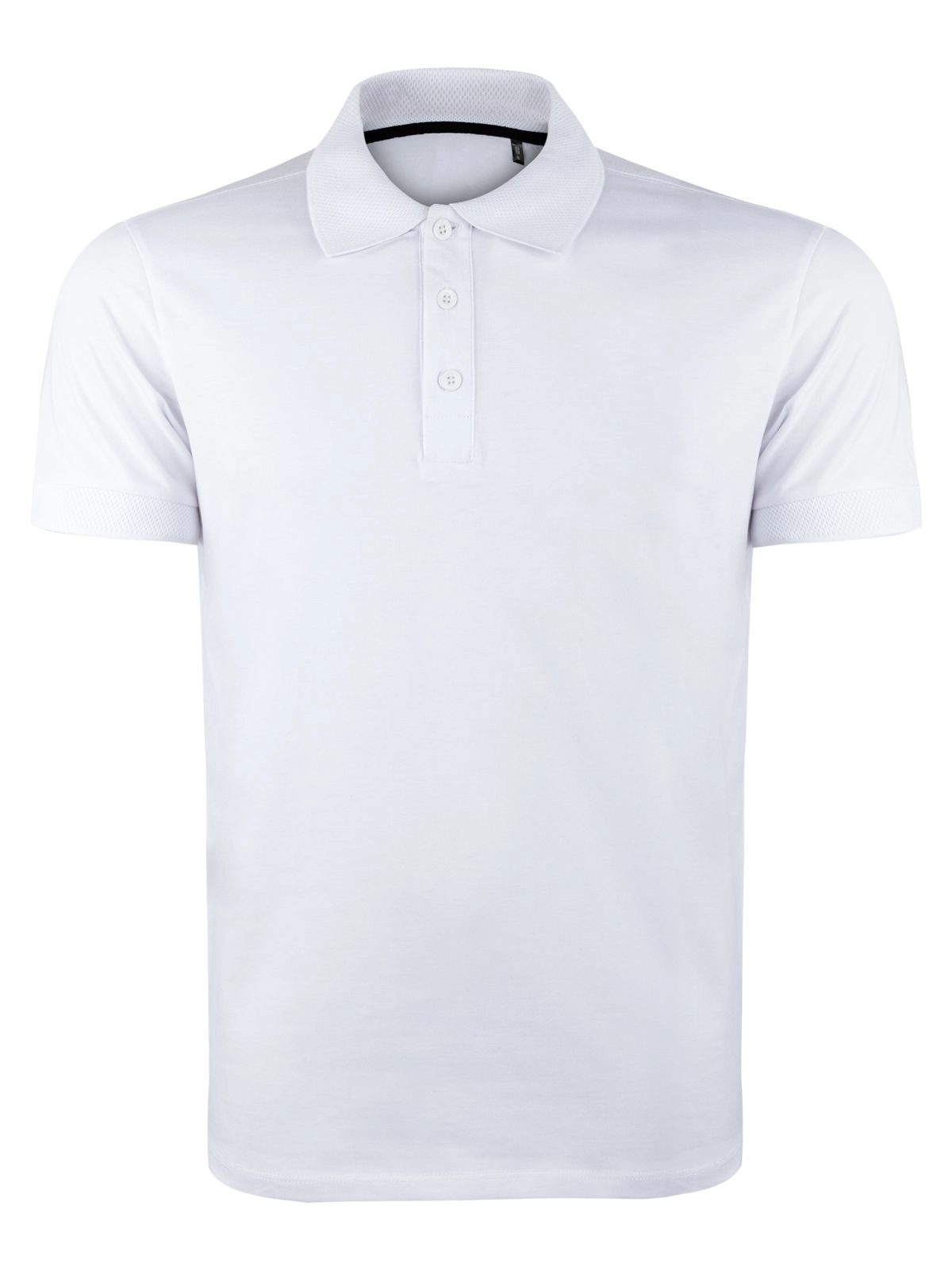 Polo Yaka Tişört  Rahat Kalıp Nefes Alabilen Erkek Polo T-Shirt Beyaz
