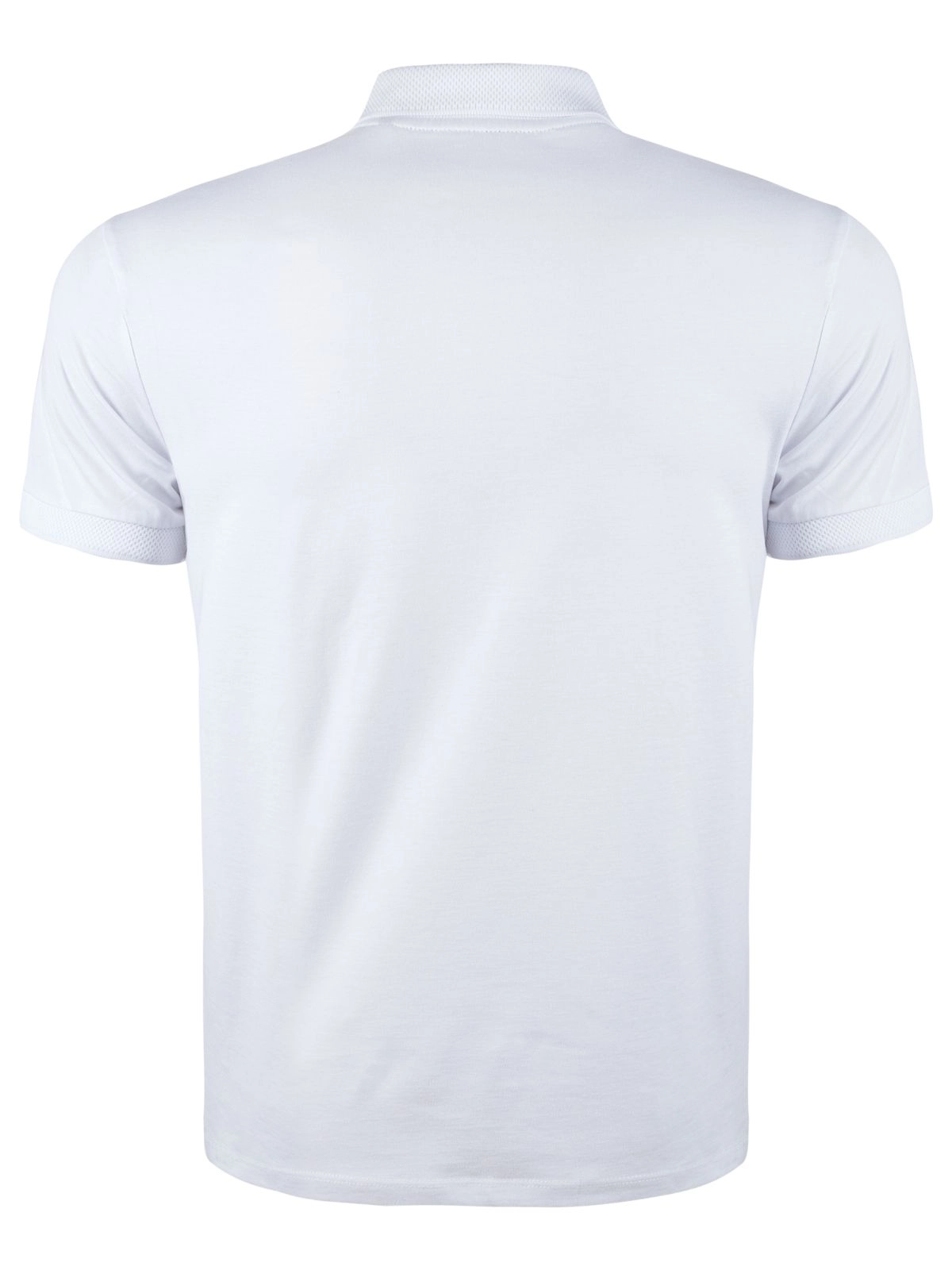 Polo Yaka Tişört  Rahat Kalıp Nefes Alabilen Erkek Polo T-Shirt Beyaz