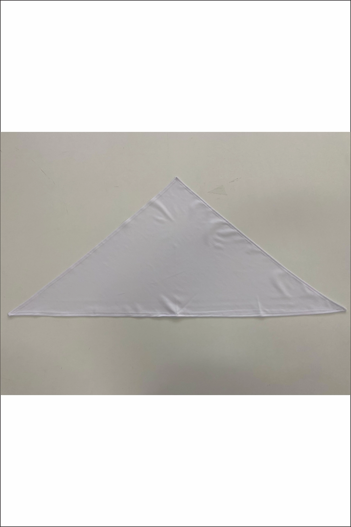 Üçgen Bandana Fular Bone Mutfak ve Aşçı Bone Likralı Soft Beyaz