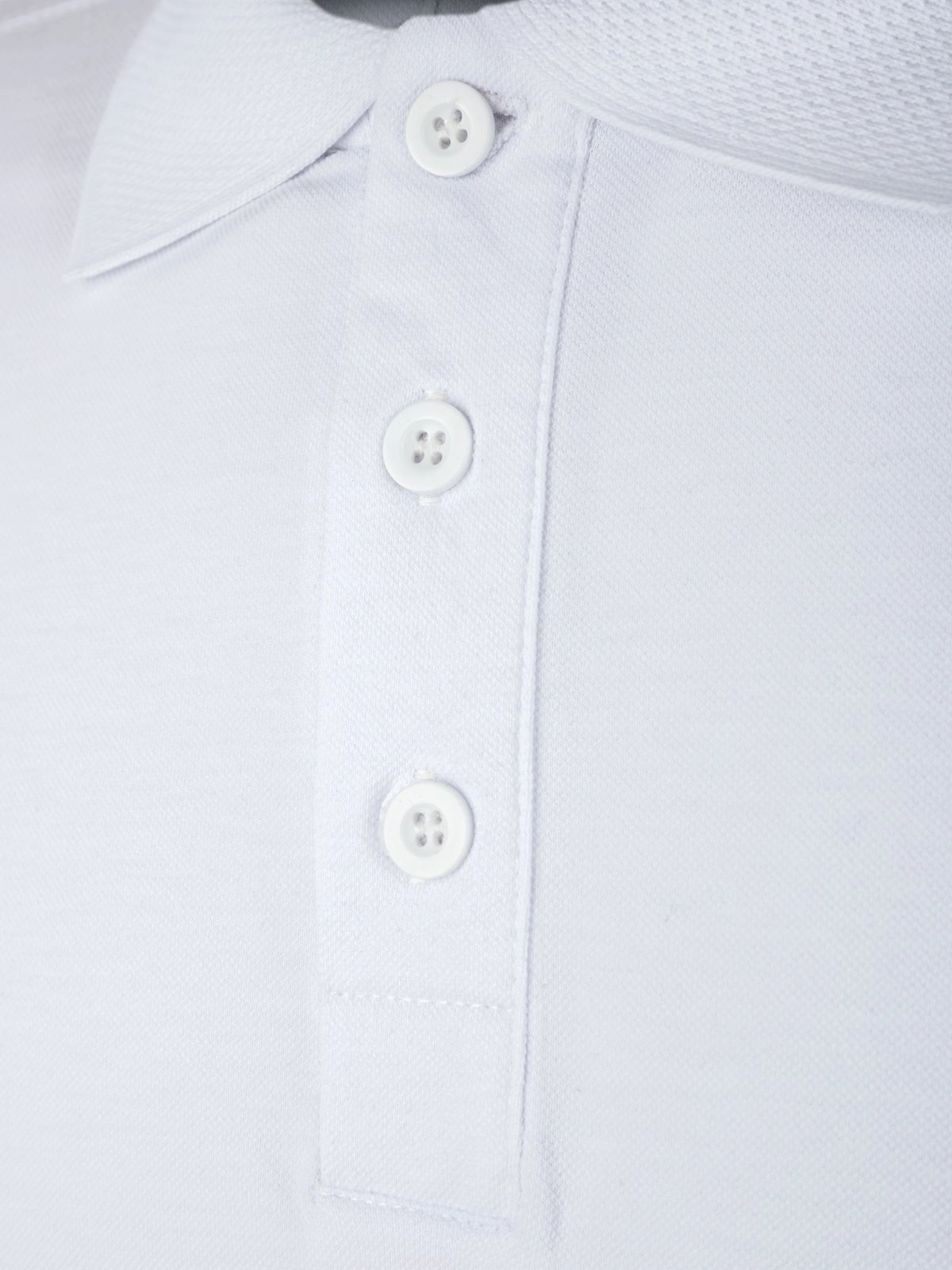 Polo Yaka Tişört  Rahat Kalıp Nefes Alabilen Erkek Polo T-Shirt Beyaz