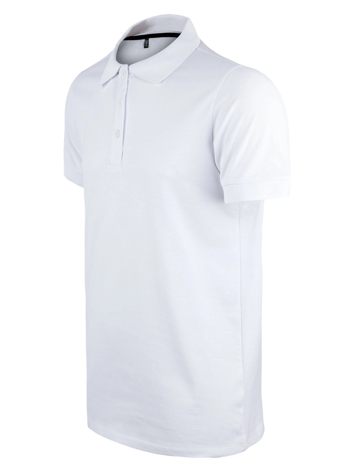 Polo Yaka Tişört  Rahat Kalıp Nefes Alabilen Erkek Polo T-Shirt Beyaz