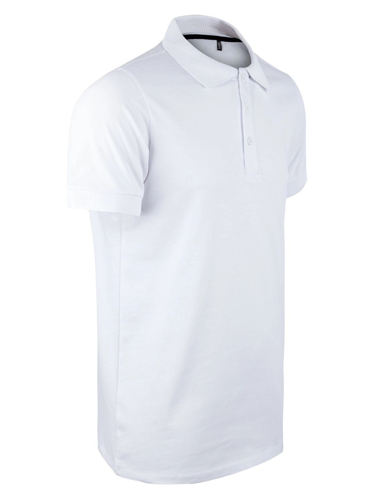 Polo Yaka Tişört  Rahat Kalıp Nefes Alabilen Erkek Polo T-Shirt Beyaz
