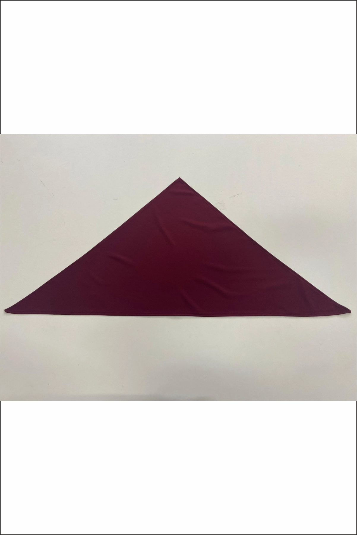 Üçgen Bandana Fular Bone Mutfak ve Aşçı Bone Likralı Soft Bordo