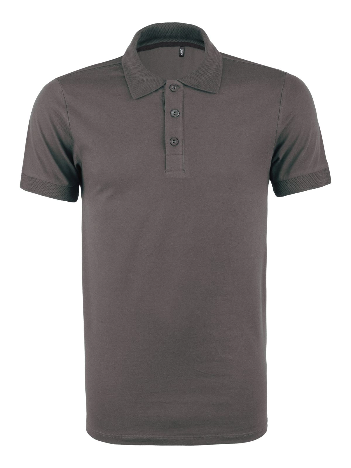 Polo Yaka Tişört  Rahat Kalıp Nefes Alabilen Erkek Polo T-Shirt Füme