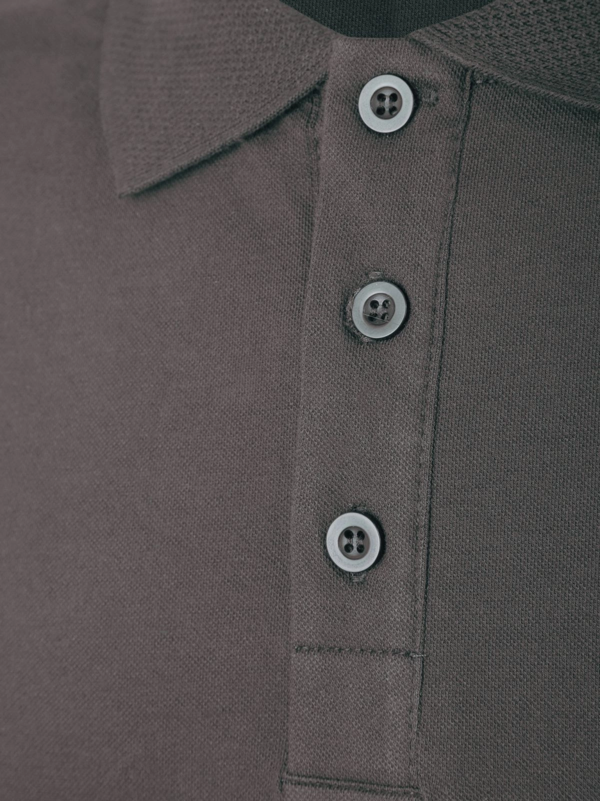 Polo Yaka Tişört  Rahat Kalıp Nefes Alabilen Erkek Polo T-Shirt Füme
