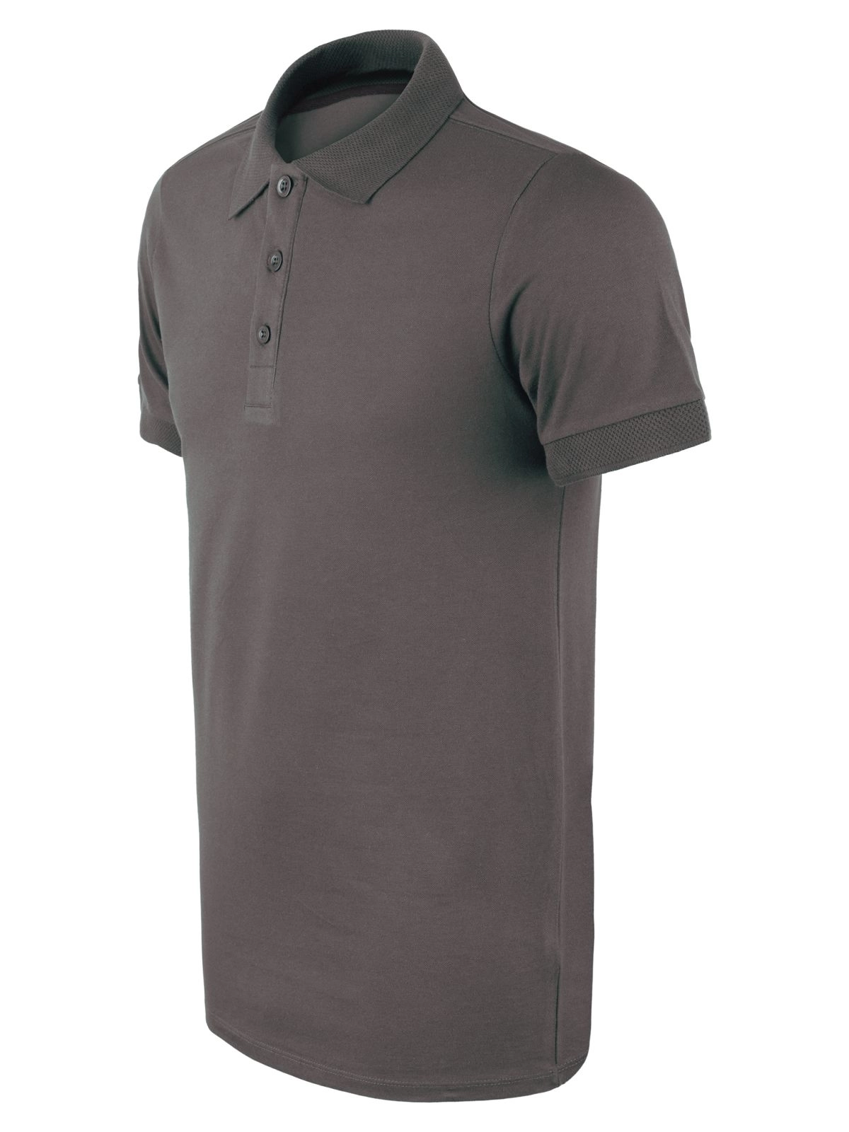 Polo Yaka Tişört  Rahat Kalıp Nefes Alabilen Erkek Polo T-Shirt Füme