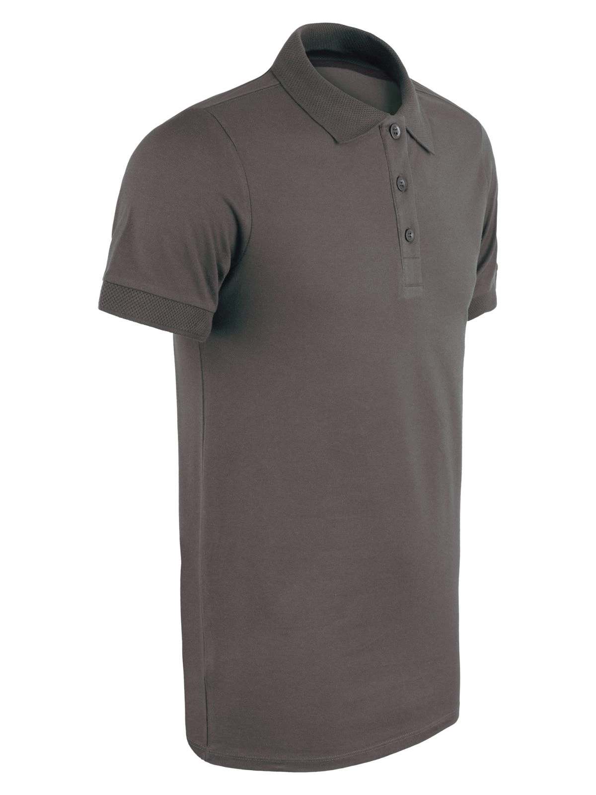Polo Yaka Tişört  Rahat Kalıp Nefes Alabilen Erkek Polo T-Shirt Füme
