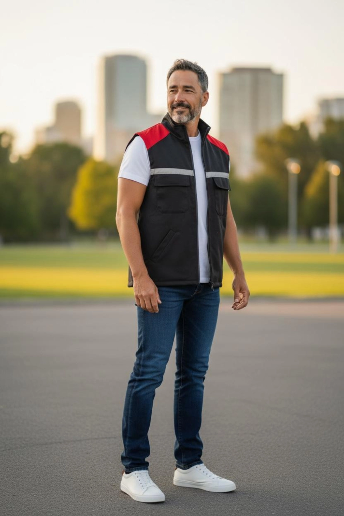 Gabardin Yelek Hafif Rahat Kalıp Çok Cepli Erkek Kadın Outdoor ve İş Yeleği