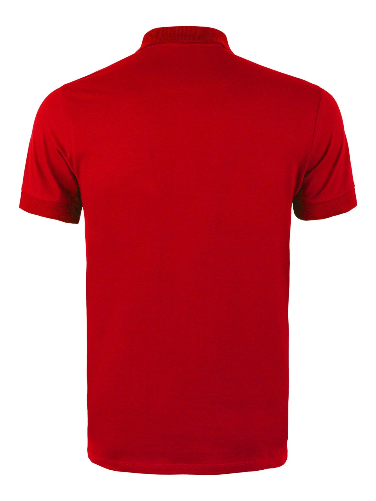 Polo Yaka Tişört  Rahat Kalıp Nefes Alabilen Erkek Polo T-Shirt Kırmızı