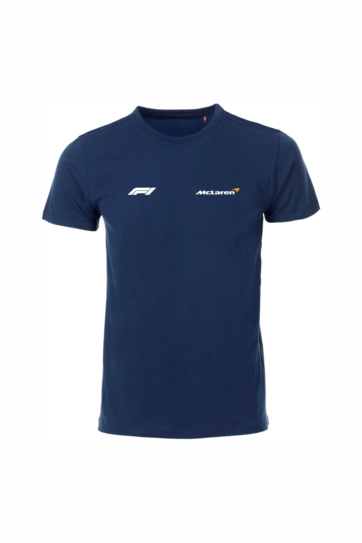 Unisex Lacivert %100 Pamuk Regular Fit Tişört – McLaren Baskılı,  Günlük & Spor T-Shirt
