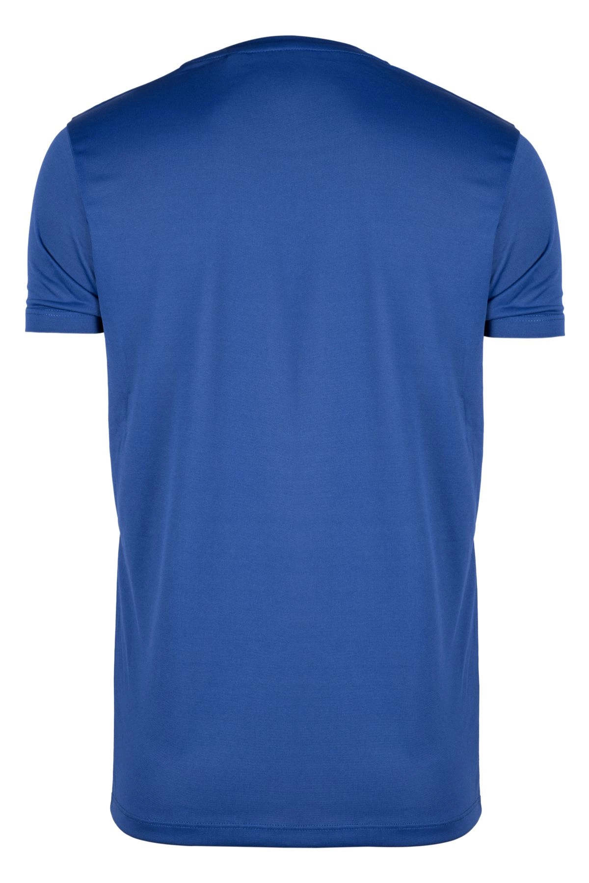 Premium Pamuk Likralı Basic Tişört Rahat Kalıp Unisex Günlük Spor T-Shirt Lacivert