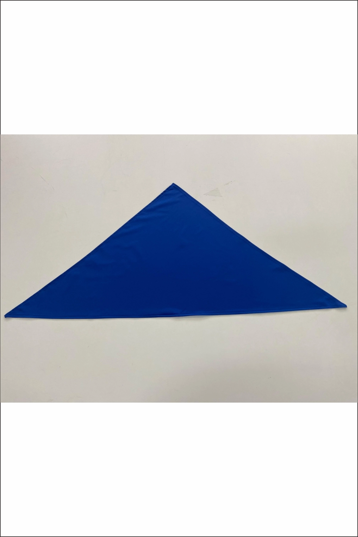 Üçgen Bandana Fular Bone Mutfak ve Aşçı Bone Likralı Soft Saks Mavisi