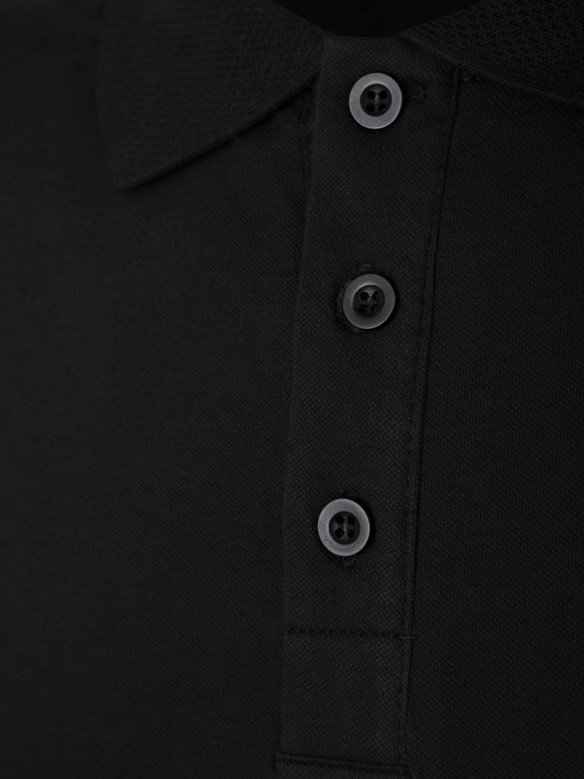 Polo Yaka Tişört  Rahat Kalıp Nefes Alabilen Erkek Polo T-Shirt Siyah