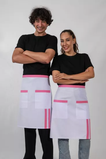 Pergamon Model Mutfak Önlüğü Leke Tutmaz Profesyonel Aşçı ve Şef Önlüğü Beyaz