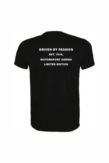 Unisex Siyah %100 Pamuk Regular Fit Tişört – BMW Baskılı, Günlük & Spor T-Shirt