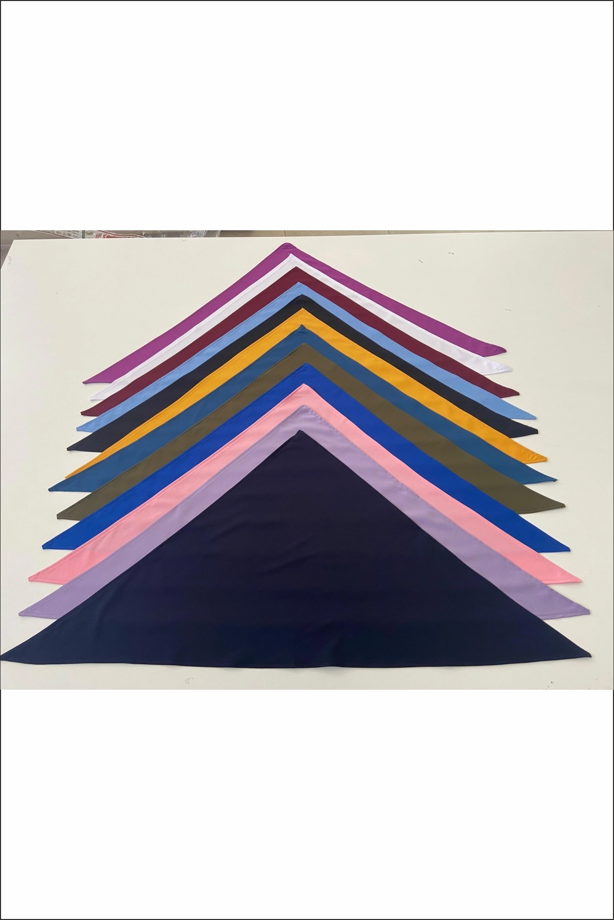 Üçgen Bandana Fular Bone Mutfak ve Aşçı Bone Likralı Soft Pembe