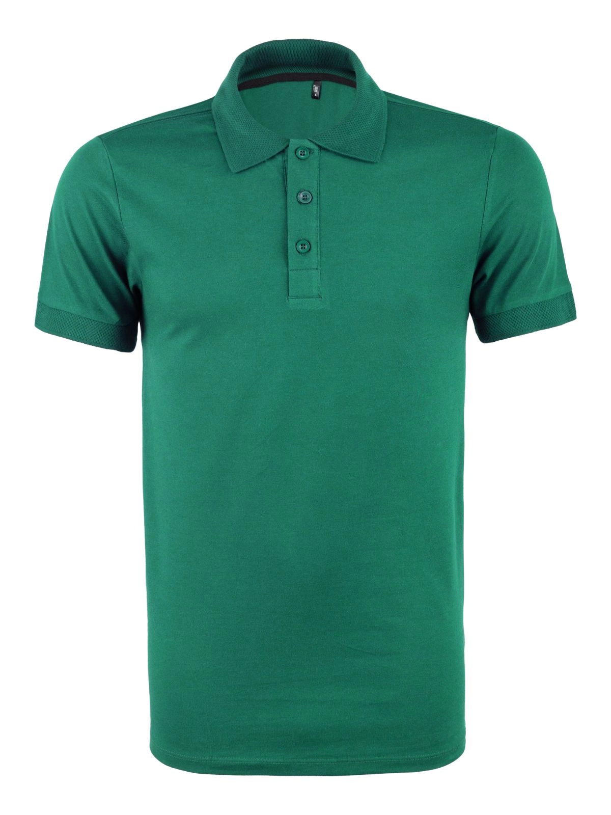 Polo Yaka Tişört  Rahat Kalıp Nefes Alabilen Erkek Polo T-Shirt Yeşil