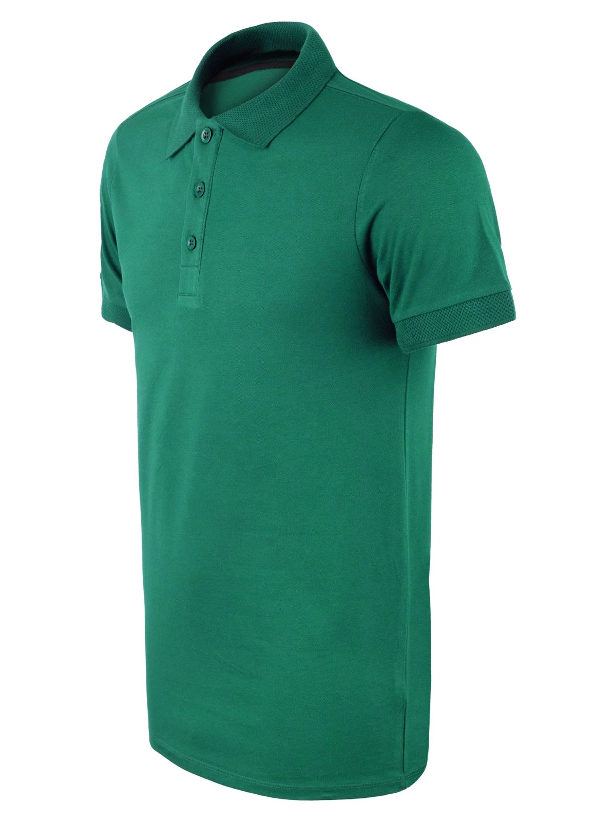 Polo Yaka Tişört  Rahat Kalıp Nefes Alabilen Erkek Polo T-Shirt Yeşil