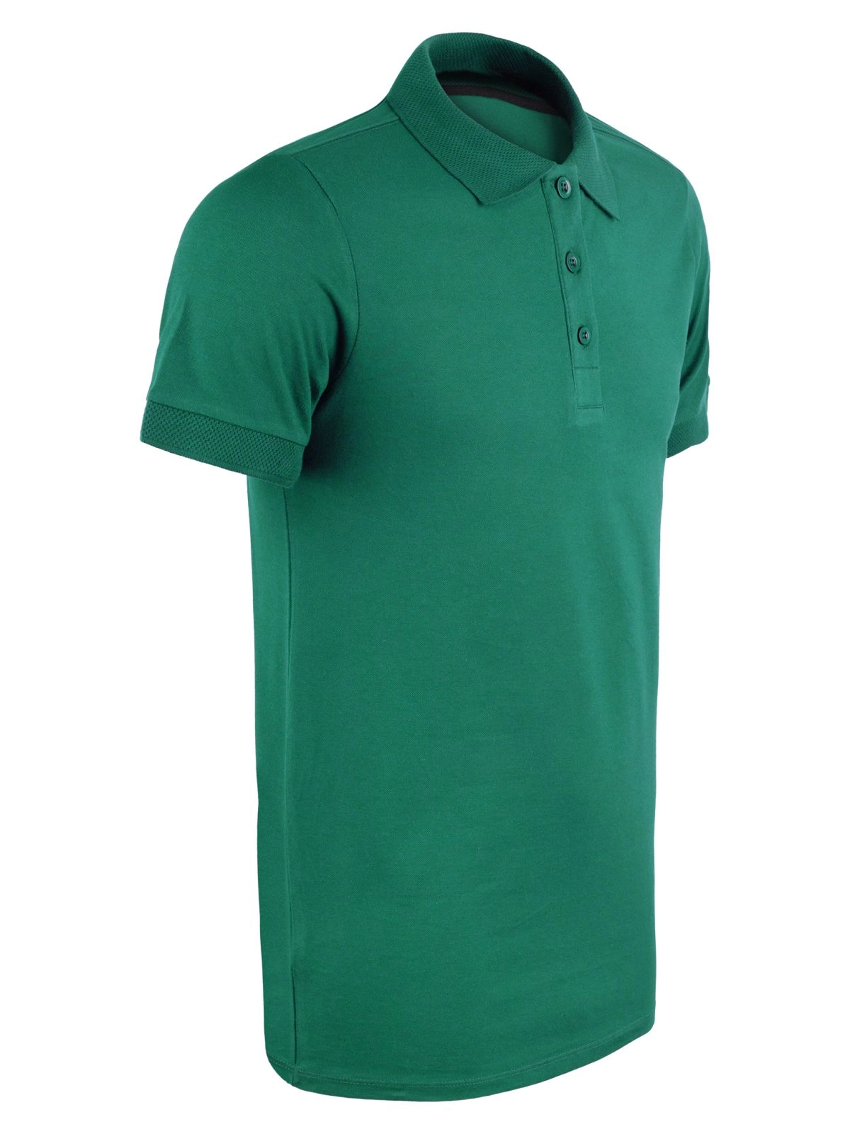 Polo Yaka Tişört  Rahat Kalıp Nefes Alabilen Erkek Polo T-Shirt Yeşil